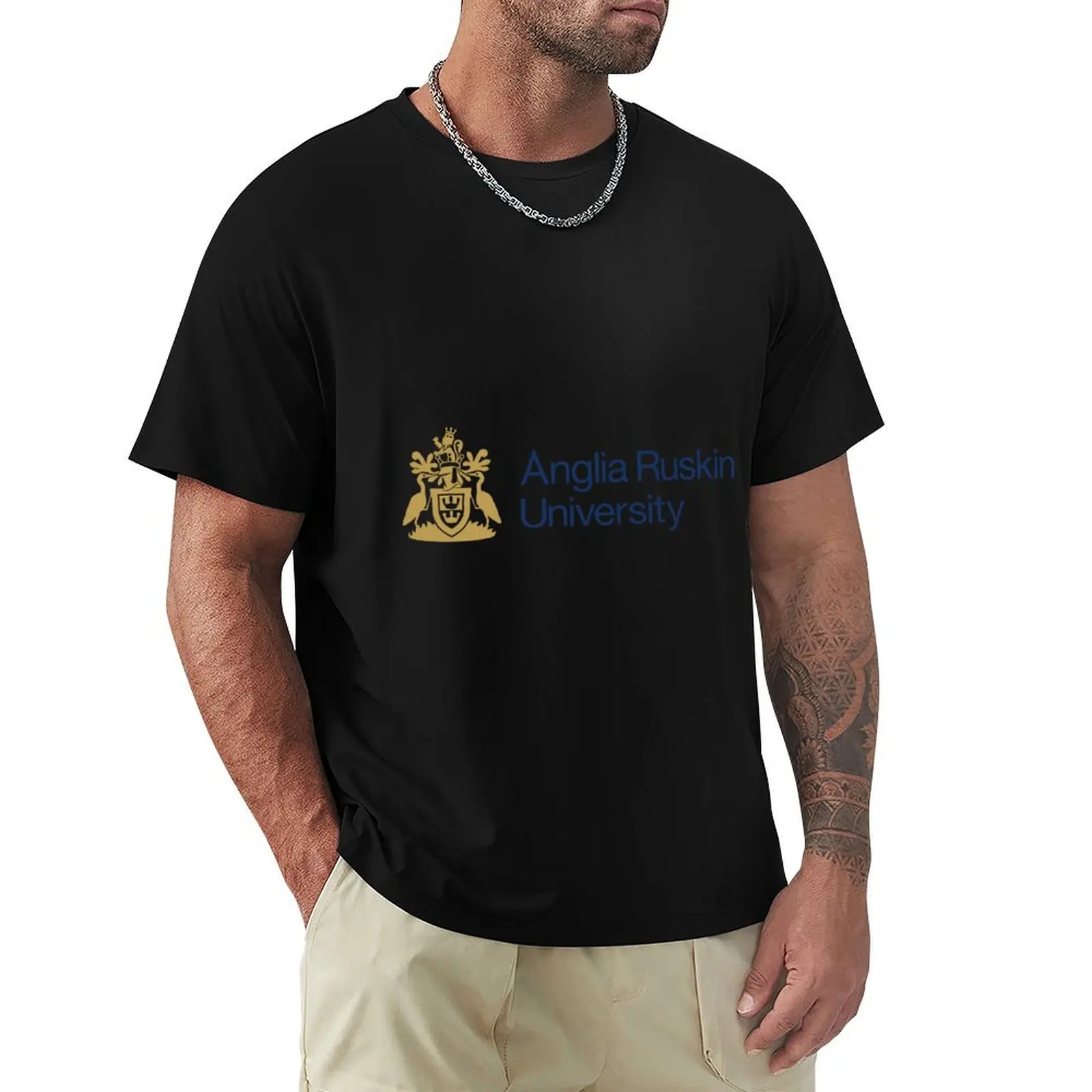 Anglia Ruskin University Logo T-Shirt Plus Size Gym Sports T-Shirt
