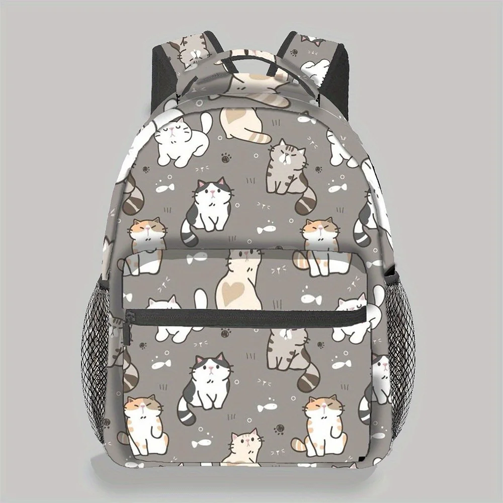 Lightweight Travel with Adjustable Straps Black Multi-Color Floral/Geometric Print Zipper Closure Machine-Washable Fabric