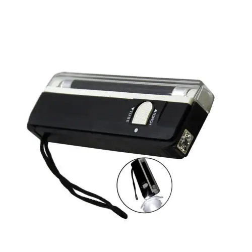 1 Bộ 4W Mini Di Động Tím Đen Ánh Sáng Đèn Đèn Pin Kiểm Tra