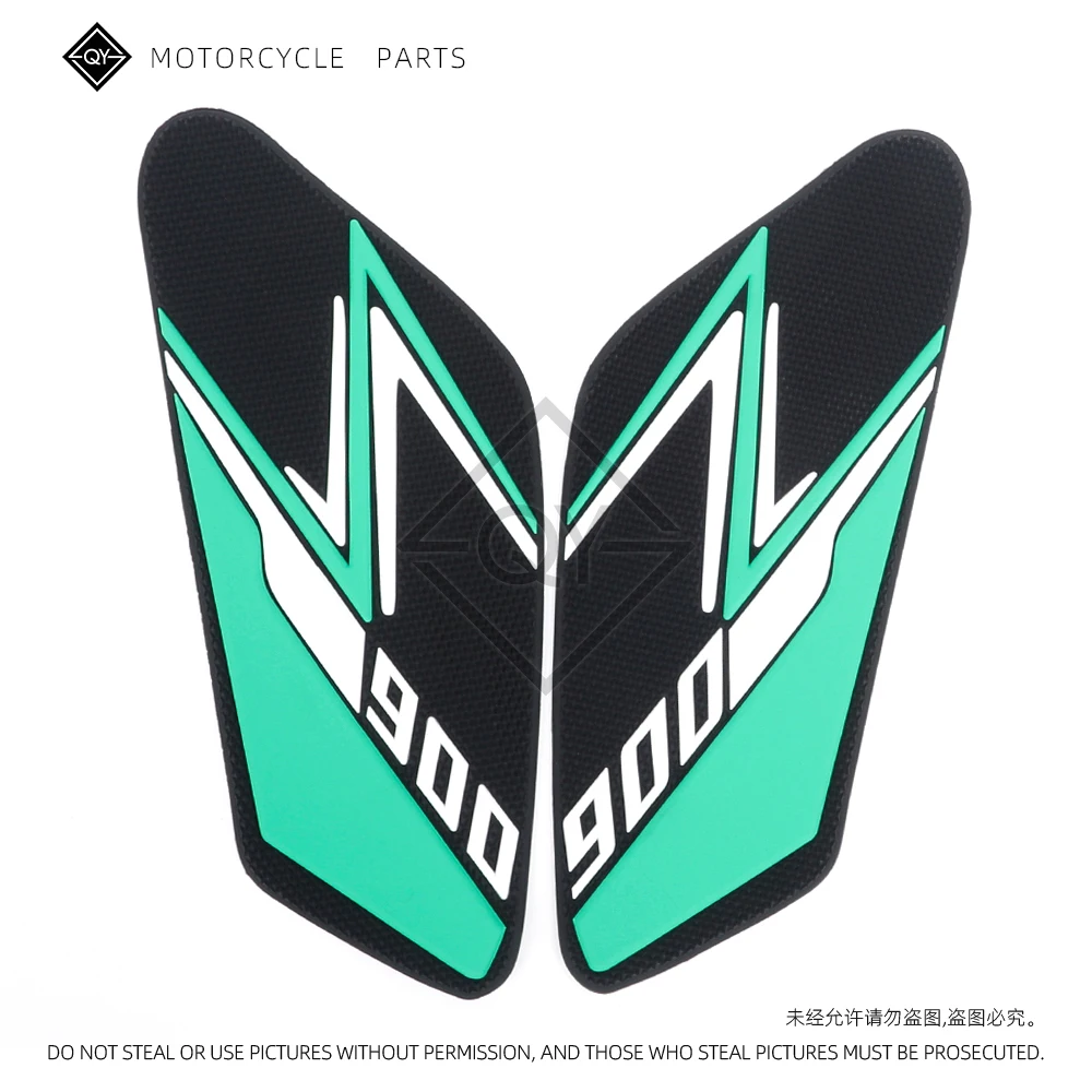 Motorcycle Fuel Gas Cap Cover Protector Sticker Decal Tank Anti-slip Stickers For Kawasaki Z900 All Year Z 900