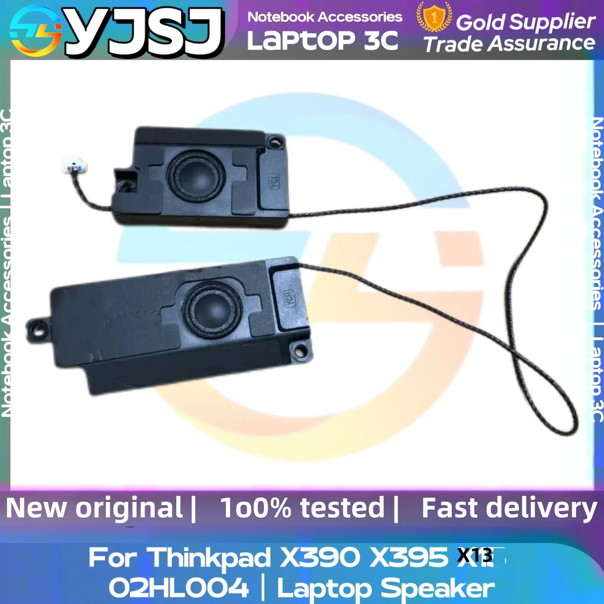 New GENUINE Original Laptop Speaker For lenovo ThinkpadX13 X390 X395 built-in speaker horn audio PK23000RBV0 SSB0A39502 02HL002 - Image 3