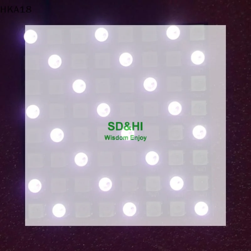 LED 5050 RGB 8x8 4 16 25 64 Bit LED Matrix Module For DIY Colored Light Development Board WS2812