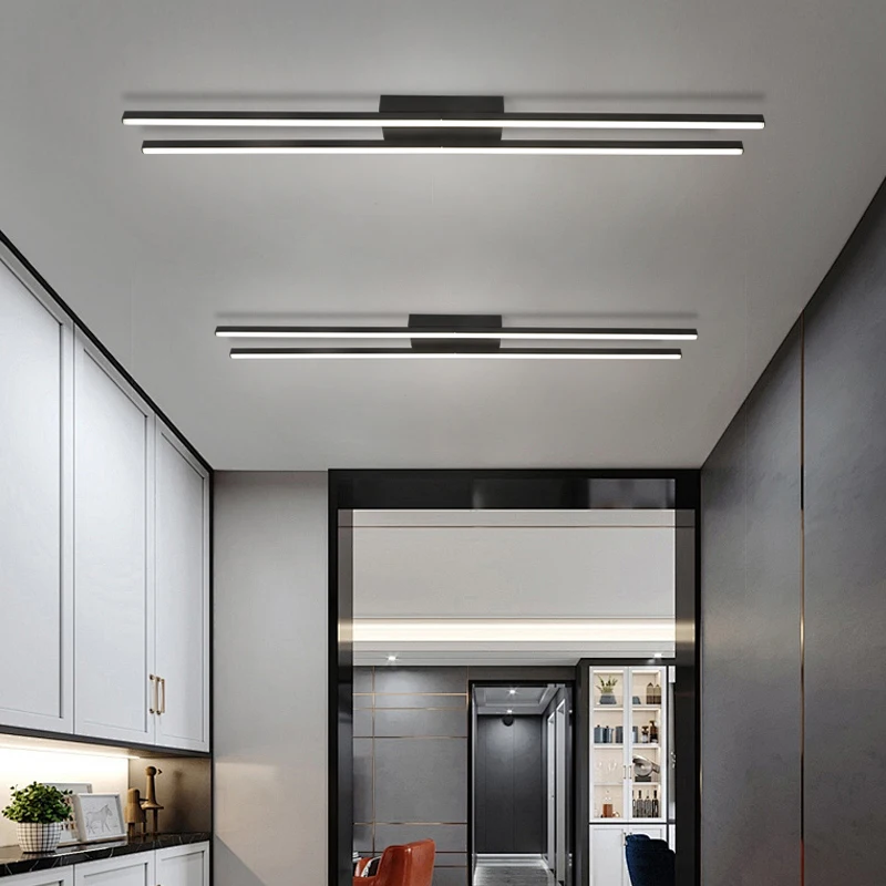 سقف ليد حديث مصباح غرفة المعيشة ضوء المنزل إضاءة ديكوريّة مصباح السقف غرفة الطعام 3 اللون متغير ضوء غرفة نوم المطبخ #2