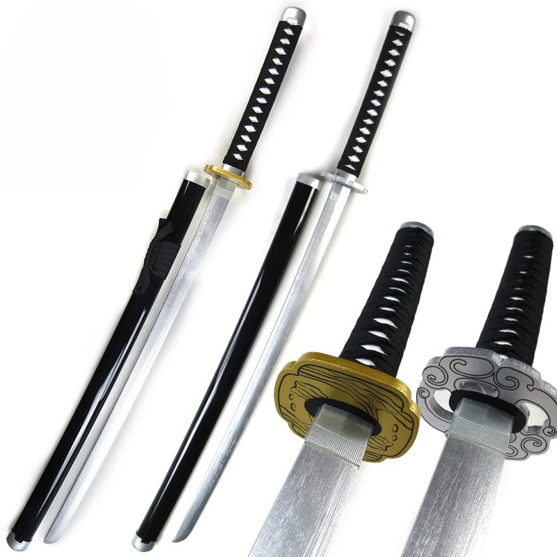 102cm/40.16in Bamboo Medieval Sword Samurai Katanas With Sheath Model Props Anime Peripherals Cosplay Toys Sports Holiday Crafts
