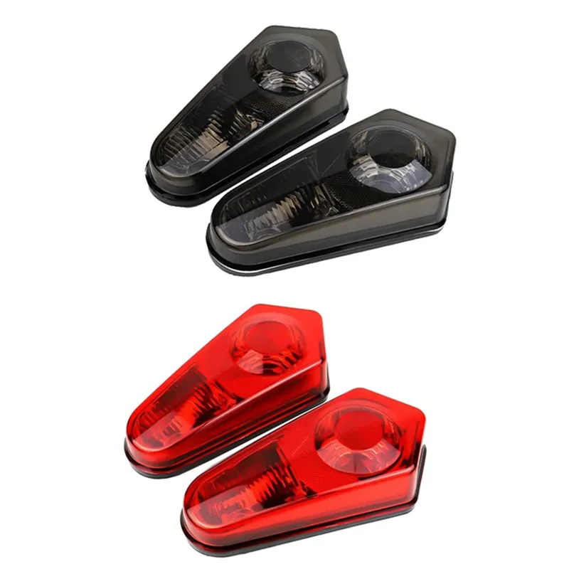 ATV LED Tail Light Housing Lens Sockets for Polaris Sportsman 500 550 850 570 1000 2009-2017 Red 2411153 2411154