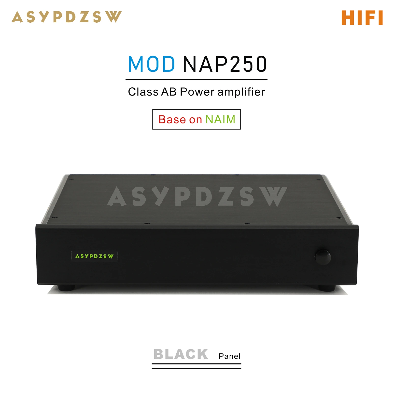 

HIFI MOD NAP250 Stereo Class AB Power amplifier 2SC5200 80W+80W Base on NAIM