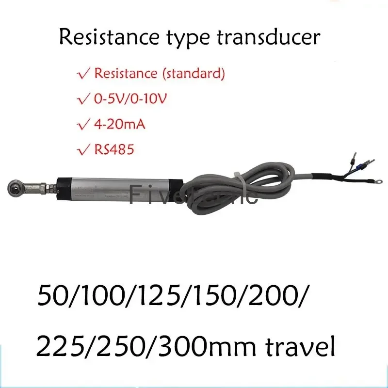 

Articulated High-precision Potentiometer Displacement Sensor KPM18 50-300mm Pre-stressed Electronic Ruler Resistance Rod Type