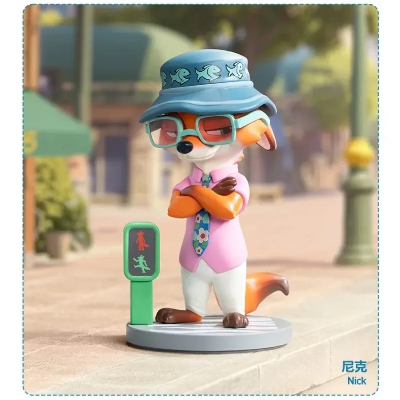Popmart 100 % originale und echte Zootopia Crazy Continuation Series Figur Blind Box Ornament, süßes und exquisites Geschenk