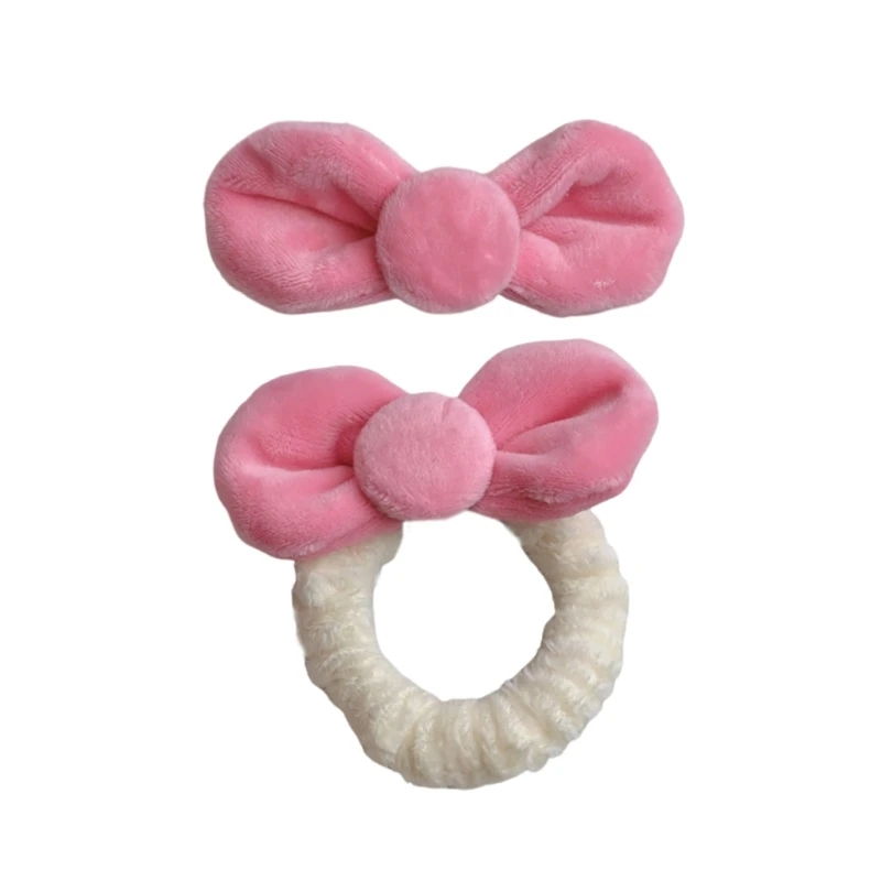 Plush Hair Clip for Female Girl Bowknot Scrunchy Sweetness Hair Styling Decors Drop shipping