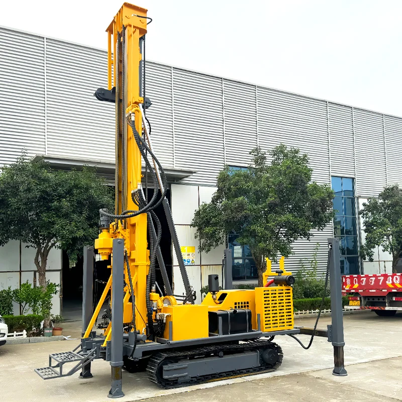 Customized Crawler & Wheel Mounted Top Drive Rotatory Geotechnical Engineering Exploration 1150ft Depth Well Mining Drilling Rig