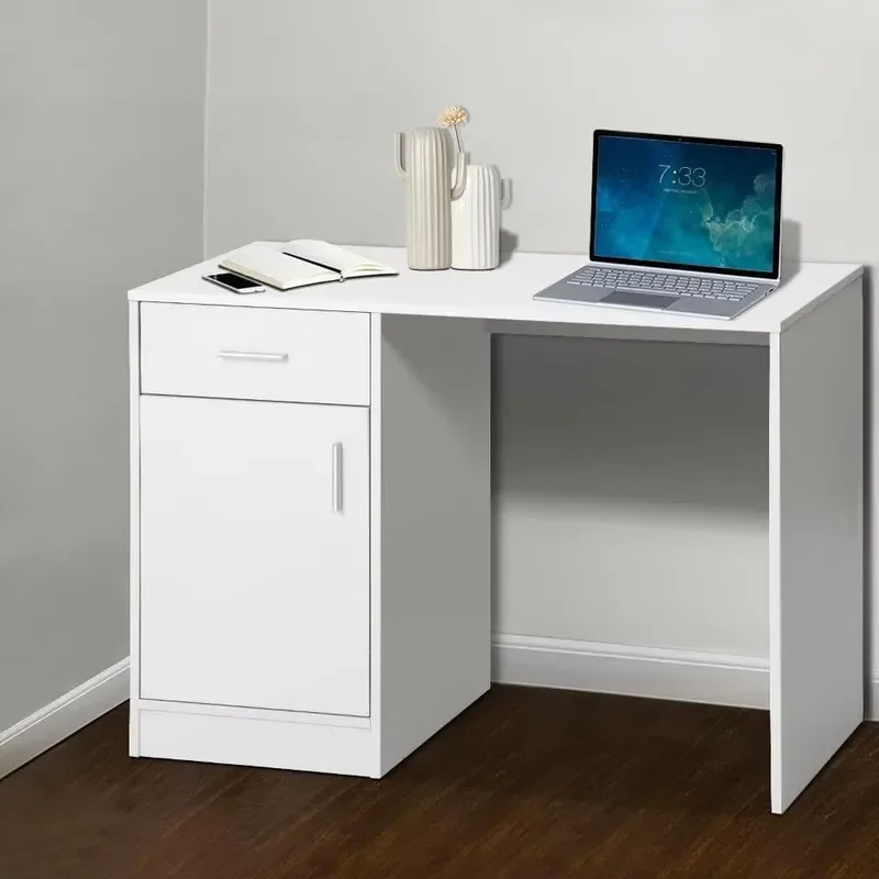 Factory Direct Sales Computer Desktop Desk Household Economical Wood Writing Desk Simple Office Table Single-Person Made