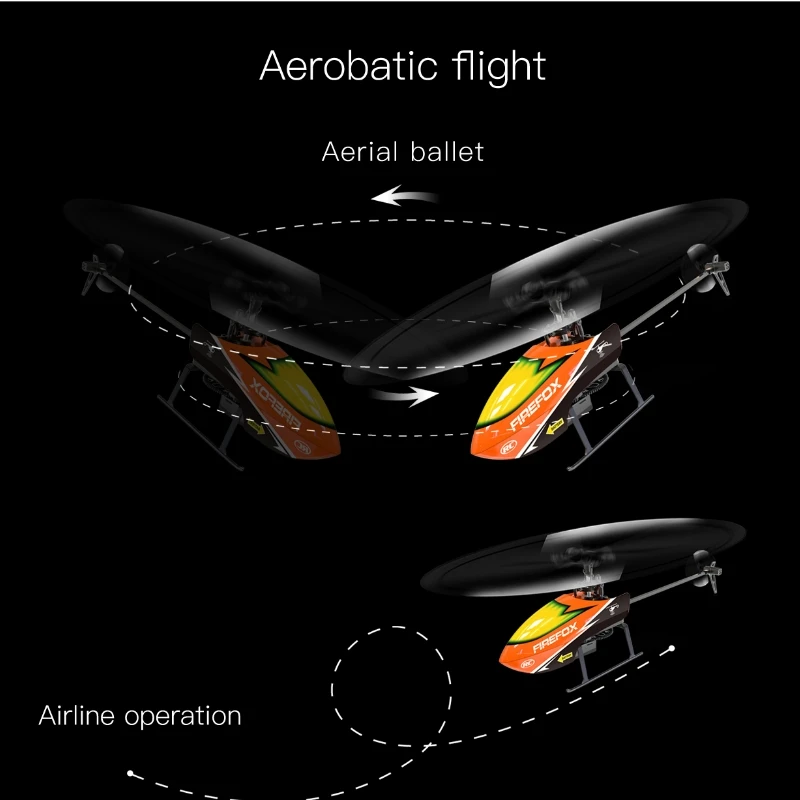 C129 Four-channel Aileron-free Helicopter Anti-fall And Anti-collision Long Endurance Rc Airplane Boy Aviation Model