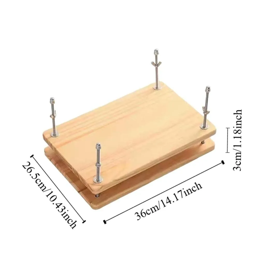 for Notepad Tracing DIY Book Press Pad Pad Receipt Can Used A4 Paper Wood Book Press Sturdy 36cm Book Press Binding Machine