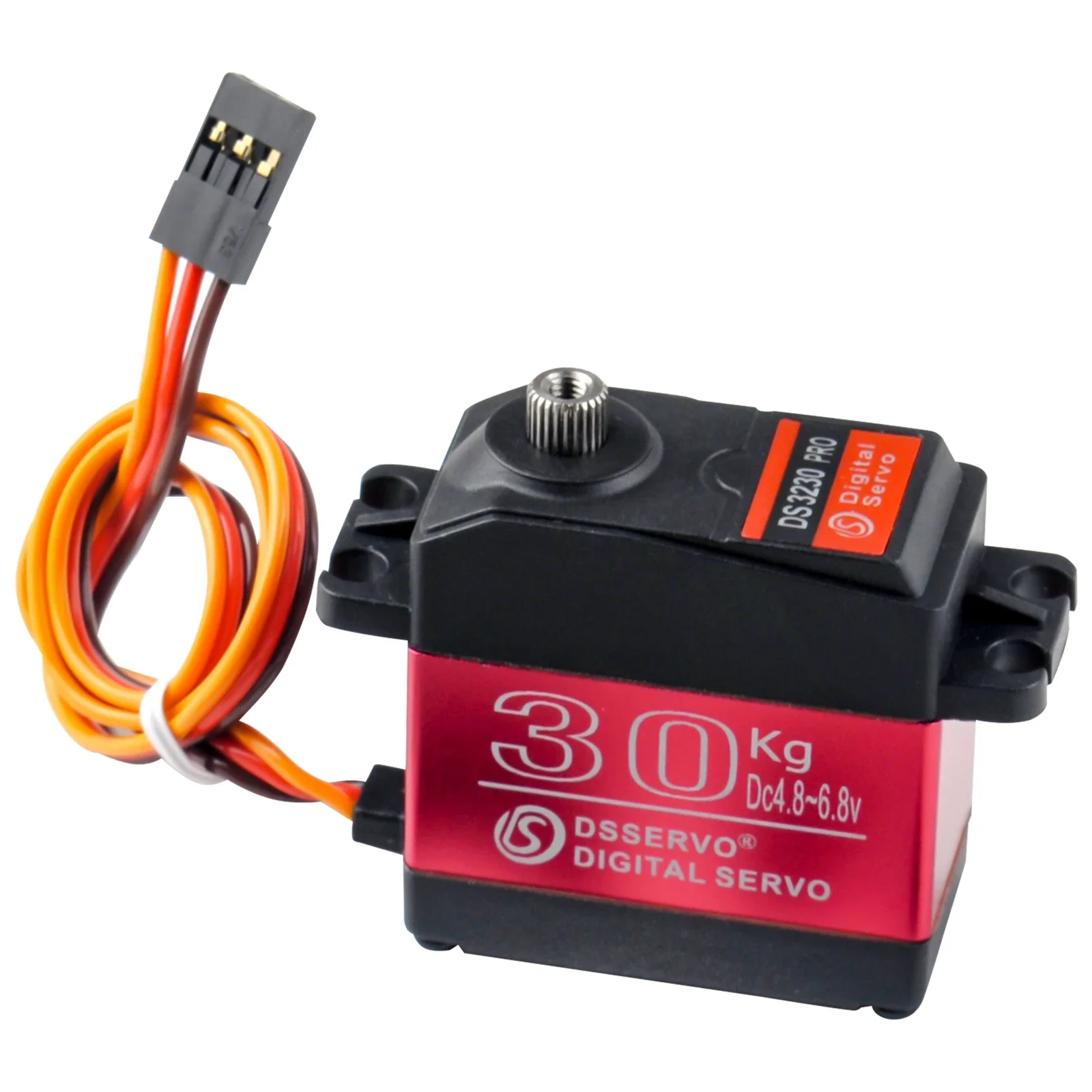 DS3230PRO 30KG high torque digital servo 6V all metal gear IP66 waterproof For 1:8 1:10 1:12 RC Car Crawler Robot 180/270 Degree