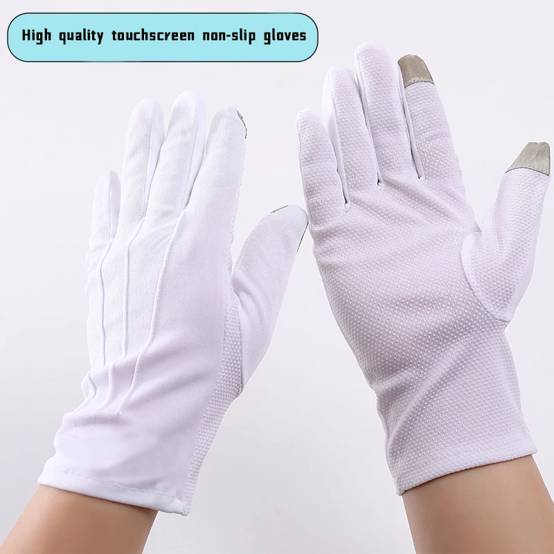 

Men's and women's cotton three-tendon driving touch screen dispensing anti-slip cycling fishing driver sun protection gloves thi