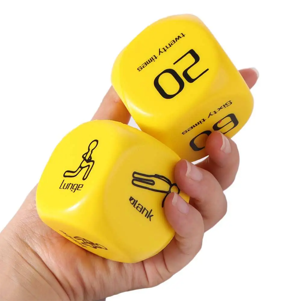 2 uds 6 programas de entrenamiento proyecto de Fitness aleatorio pelota push-up 10-60 veces serie de Fitness juguetes divertidos EVA pelota deportiva suave gimnasio