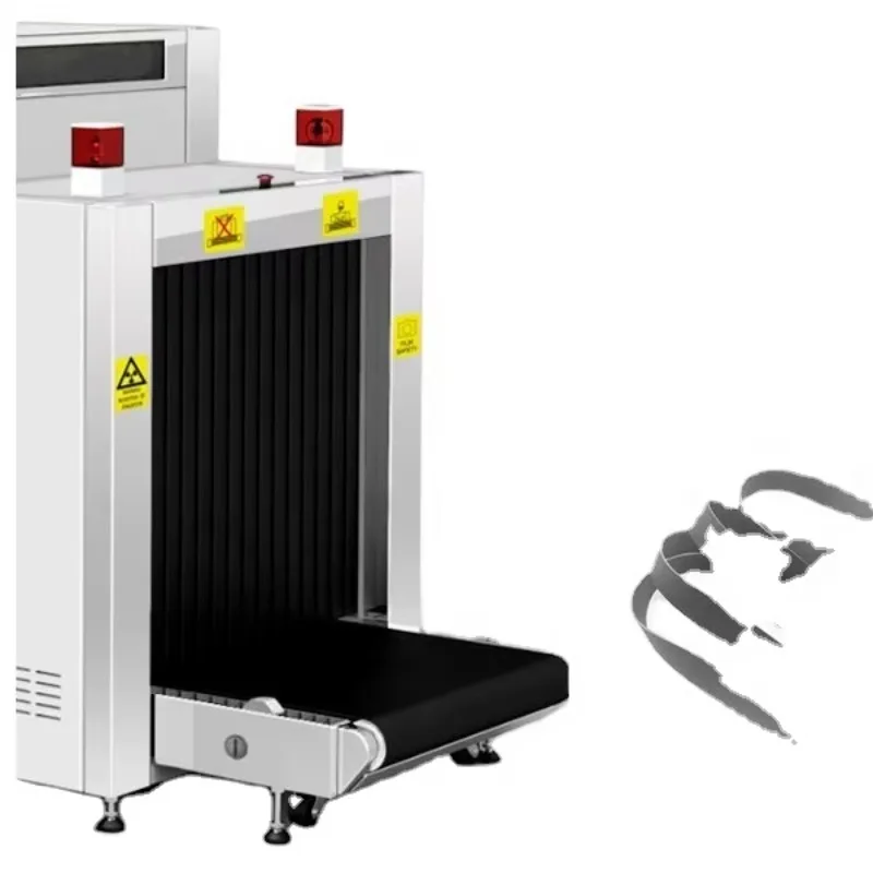 X-ray baggage inspection scanner Lead-free curtains Security screening equipment Shielded curtains