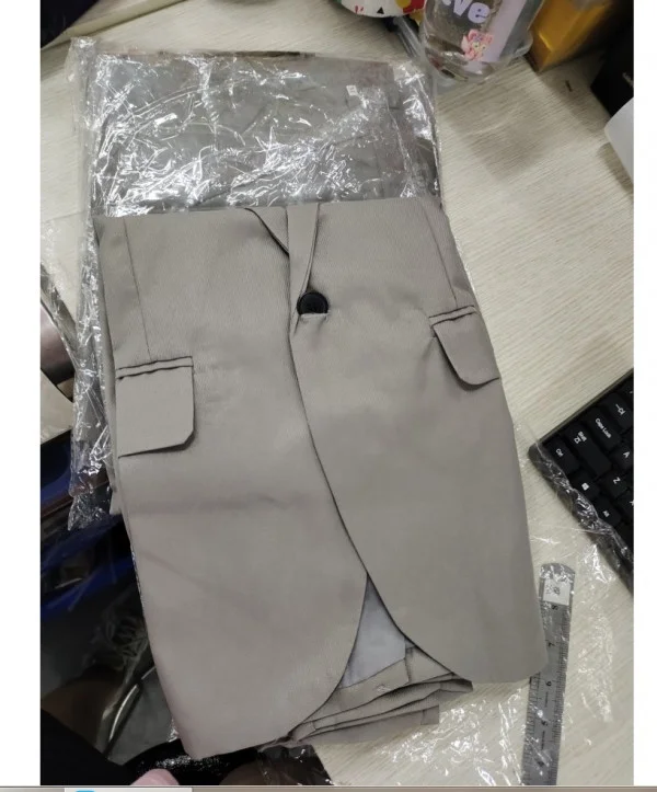 Calça masculina conjuntos de terno escritório outwear retalhos regular macio primavera ternos terno de negócios botão colete festa de casamento