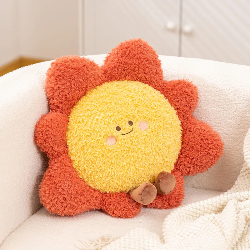 Miękka poduszka Starry Sky Cute Rainbow Moon Star Plush Pillow Creative Sun Cloud Pillow Cushion Sleep Companion Pillow Home Decor