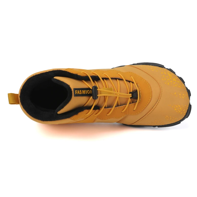 Lianyi بيرفوت أحذية الثلوج زوجين واسعة تو عالية أعلى الدافئة أحذية رياضية مقاومة للماء عدم الانزلاق في الهواء الطلق المشي والمشي لمسافات طويلة حذاء الثلوج #3