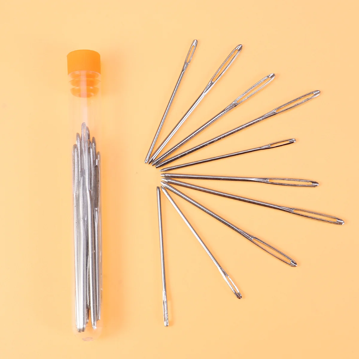 10pcs Bookbinding Tools Set Bone Folder Creaser Plastic Waxed Linen Thread Wood Handle Awl Large-Eye Needles Handmade Diy Books