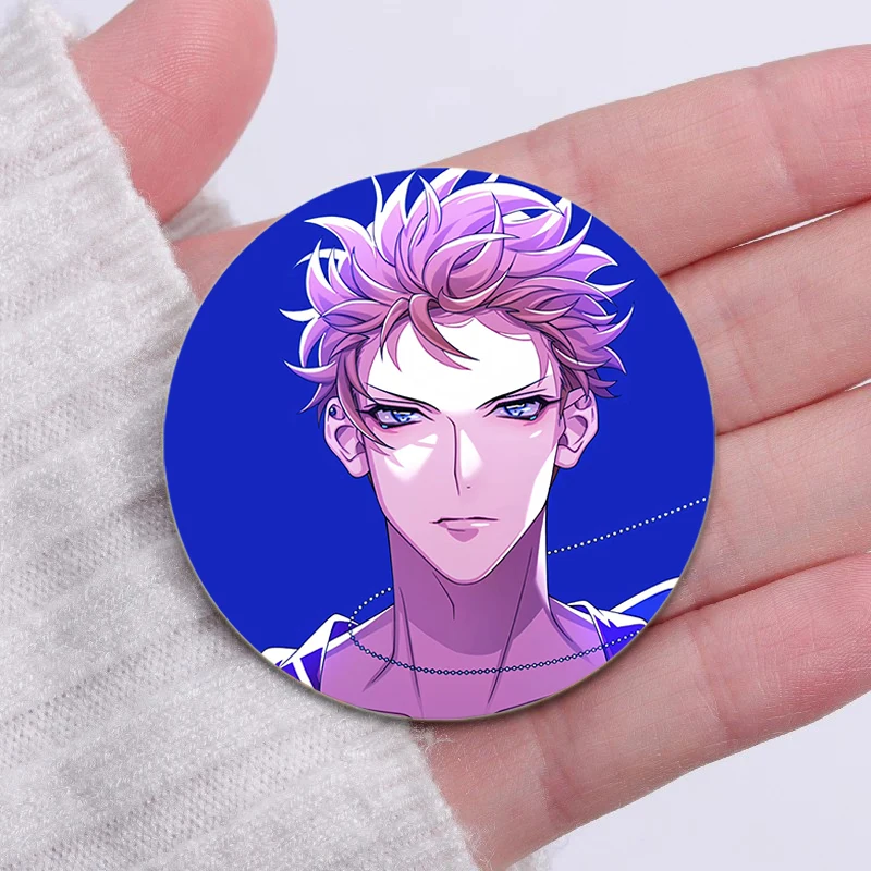 Anime Hypnosis Microphone Brooches Cartoon Figure Amemura Ramuda Yumeno Gentarou Jakurai Jinguji Badge Brooch Jacket Pins Gifts