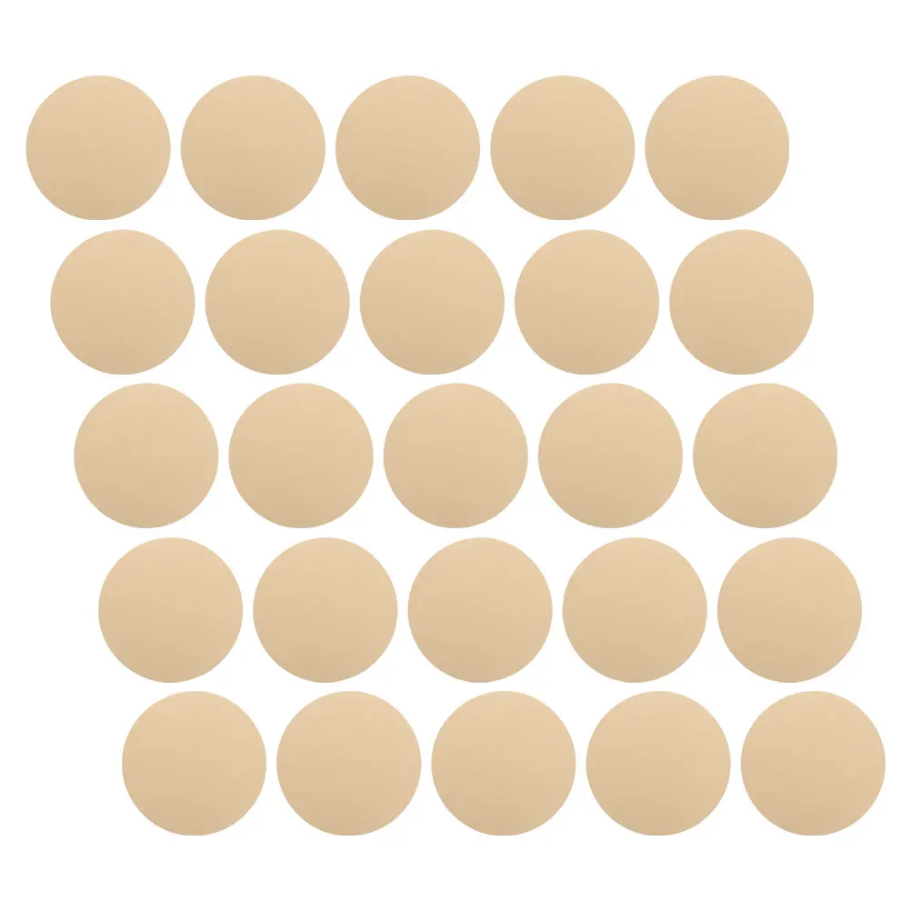 

25 Pcs Drawing Papers Handmade Crafts Round Card Material DIY Projects Accessories Smooth Fine Texture for Journaling