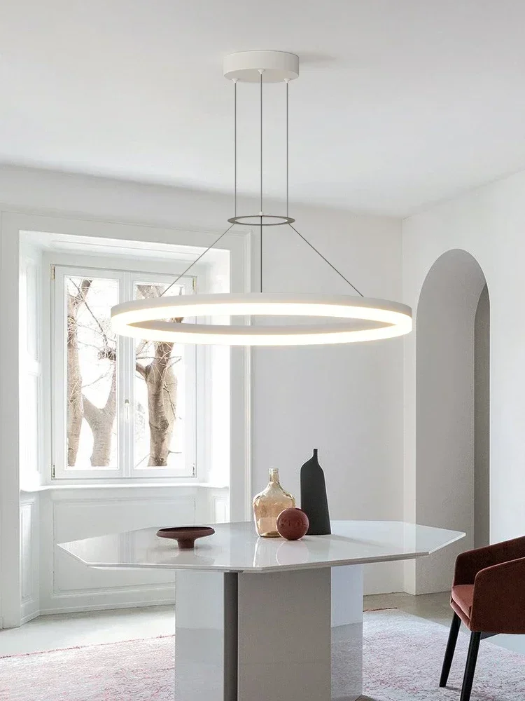 Plafonnier LED Suspendu au Design Minimaliste Moderne, Éclairage d'Nik, Luminaire Décoratif de Plafond, Idéal pour un Salon, une Chambre à Coucher, une Salle à Manger ou une Cuisine