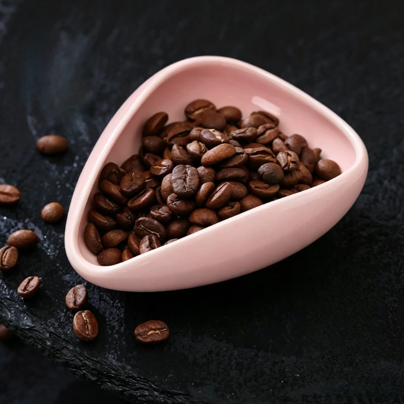 multicolour Coffee Bean Plate Coffee Measuring Cup Coffee Powder tray, for Bar Yoga Home Cafe accessories - view 4