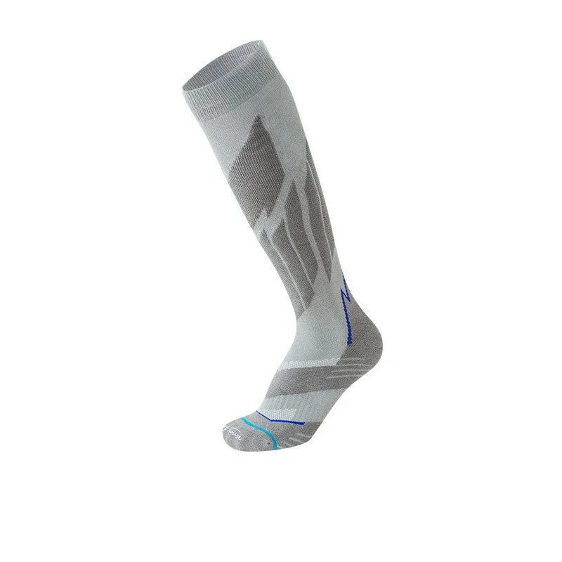 Chaussette de ski coupe-vent respirante pour homme, polyester, imprimé, chaussettes hautes, sports de plein air, décontracté, neige, adulte, chaud, hiver, nouveau, 2025