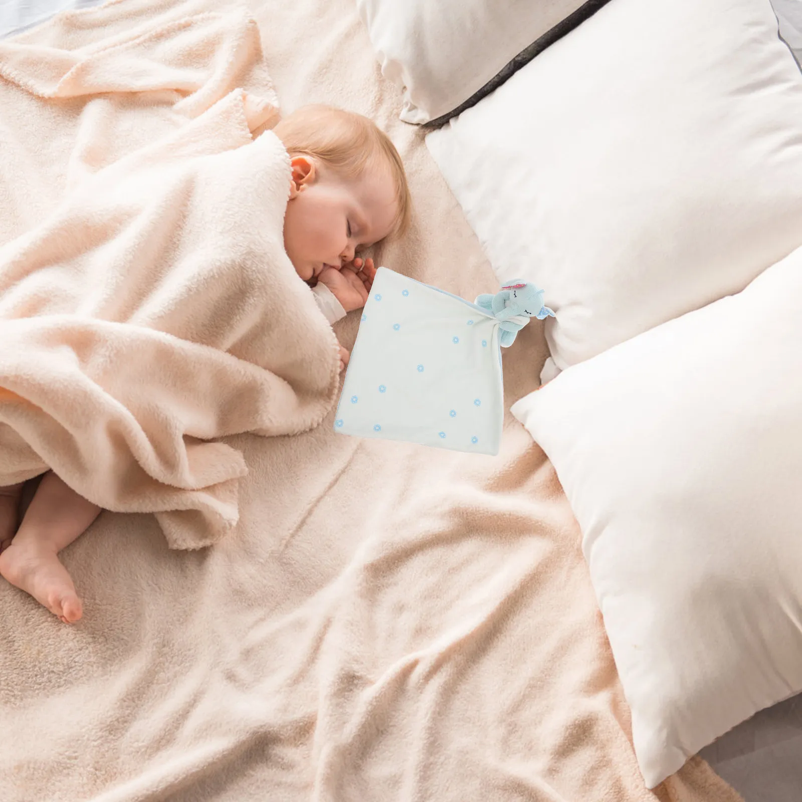 

Детское успокаивающее одеяло-плед с мультяшными животными, комфортер для новорожденных, игрушка-компаньон для младенцев