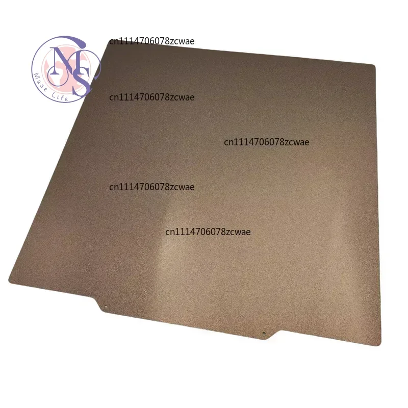 ZOCI-FOR  310/410/510mm Power Coated Textured PEI Flexible Spring Steel Print Bed Sheet for Ratrig V-core4/V-core3.1 3D Printer