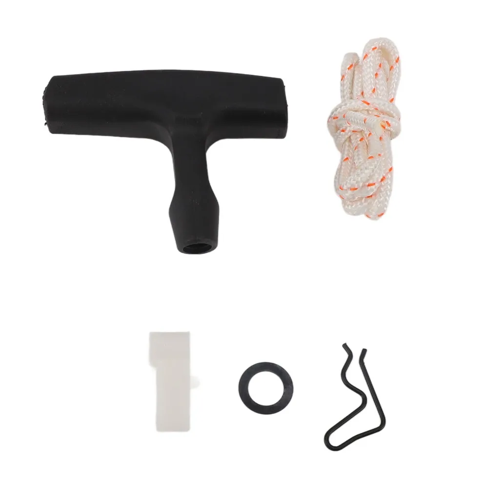 Silver Chainsaw Starter Assembly Metal Compact Recoil Pull Starter Easy to Install for TS350 038 041 MS380 MS381