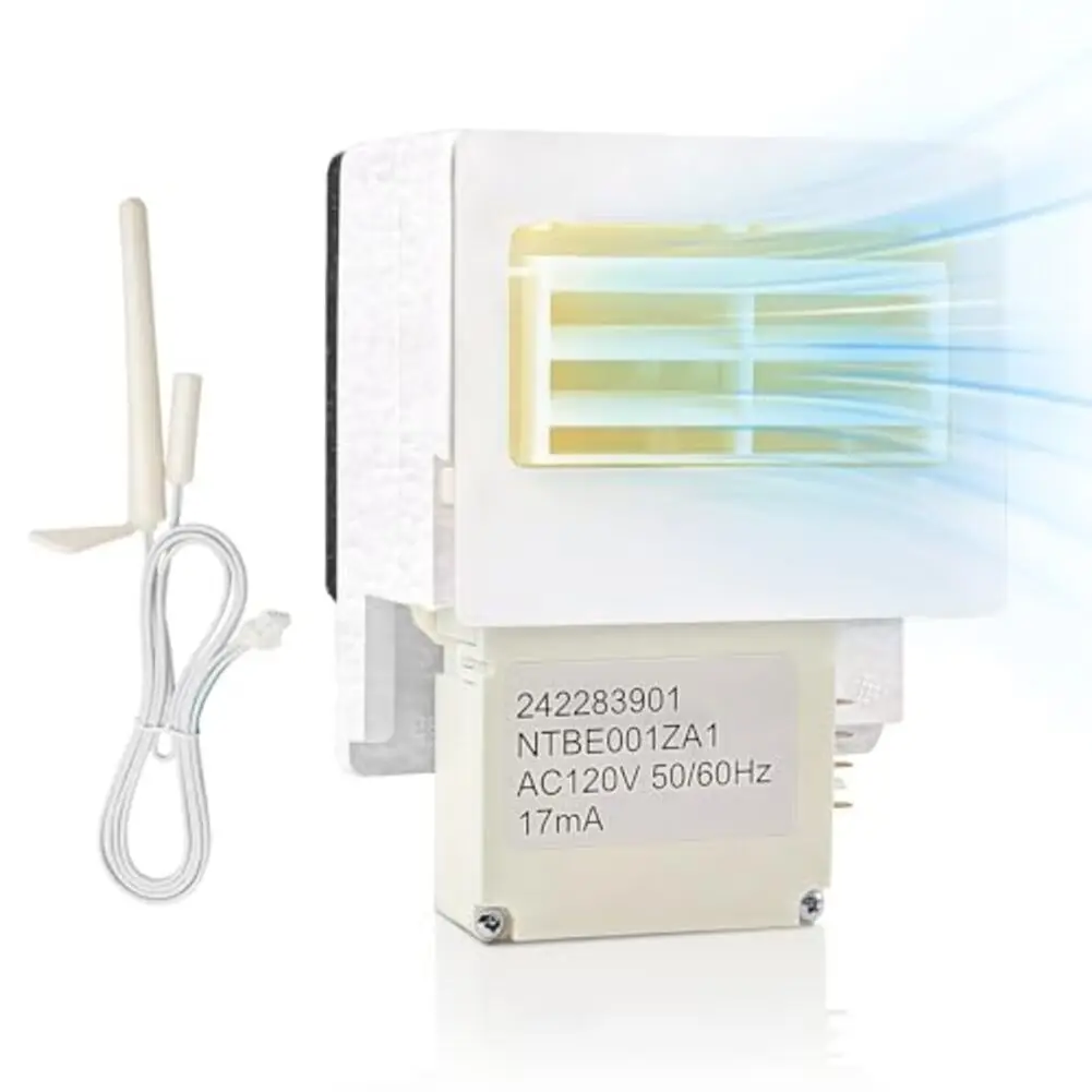 Temperature Sensor Air Damper Control Prevents Over-freezing Improved Temperature Sensing Refrigerator Damper White