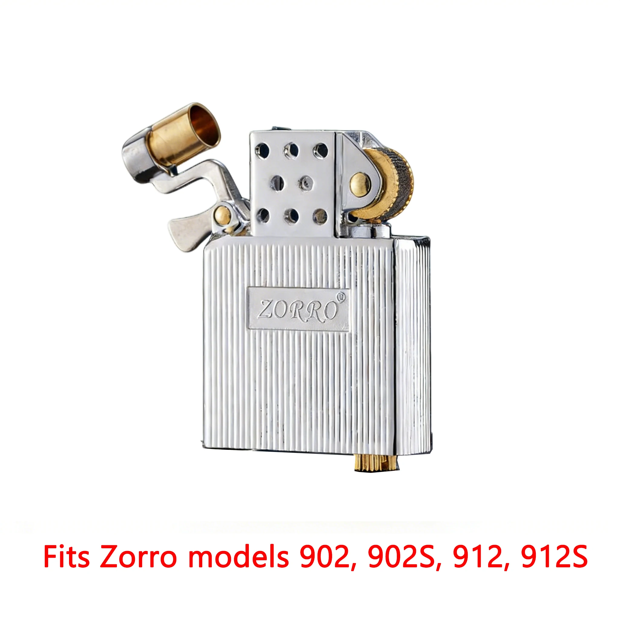 2026 Zorro brander & gas insert voor 902 902s 912 912s winddichte olietank 8 winddichte gaten upgrade scherpe vuurwiel insert