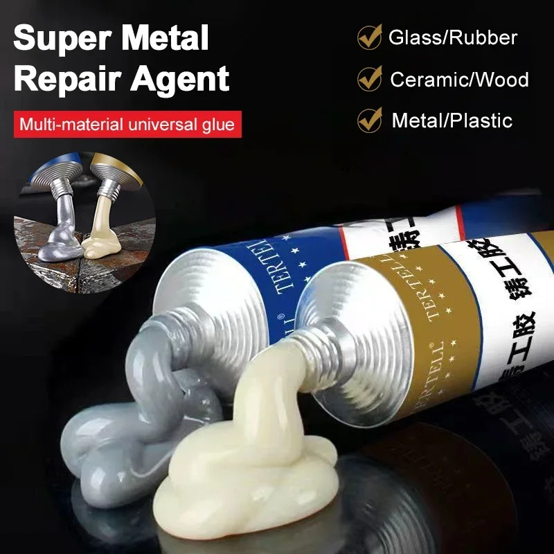 

Metal Repair Glue Casting AB Glue Cast Iron High Strength Repairing Adhesive Heat Resistance Cold Weld Industrial Repair Agent