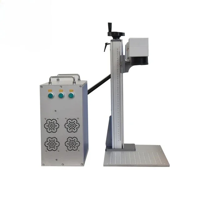 Portable Fiber Optic Laser Marking Machine 20W 30W 50W Small Size High Precision Direct Sale from Factory for Business Needs