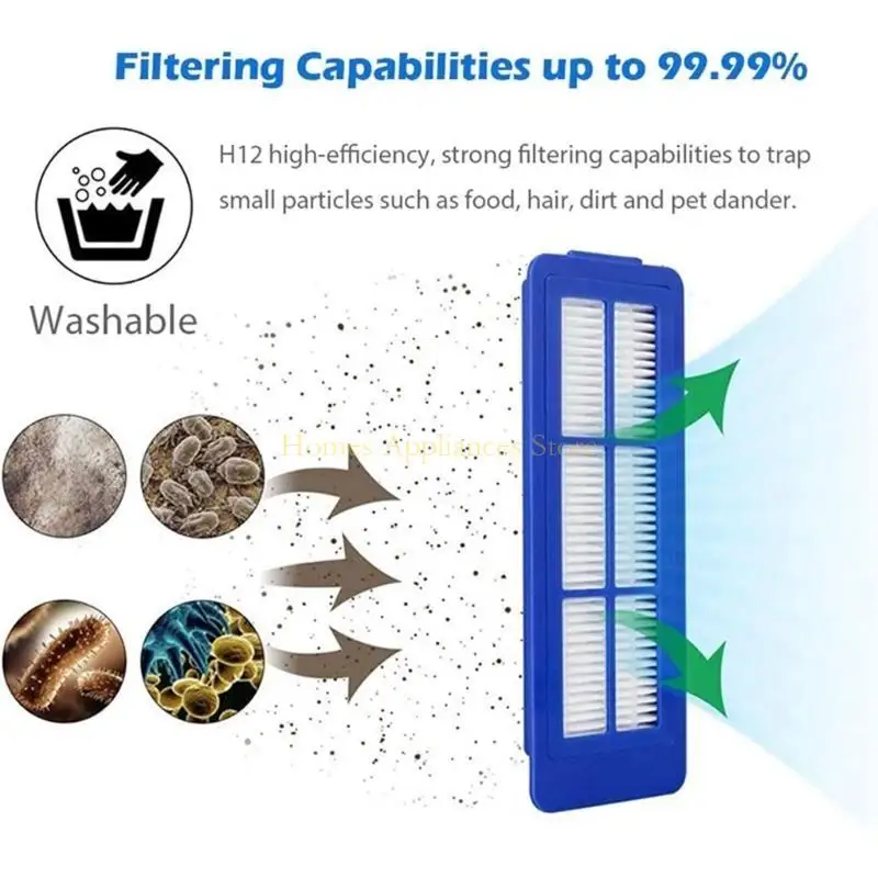 D0AB 10 Pack Robot Filtros plástico Filtros pó pó Filtros peça parte