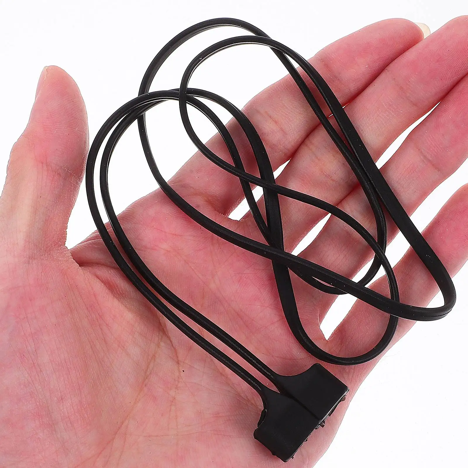 Headphone Lanyard Strap Silica Gel Earbuds Holder Anti Loss Magnetic Design Soft Comfortable No Tangle Widely Applicable