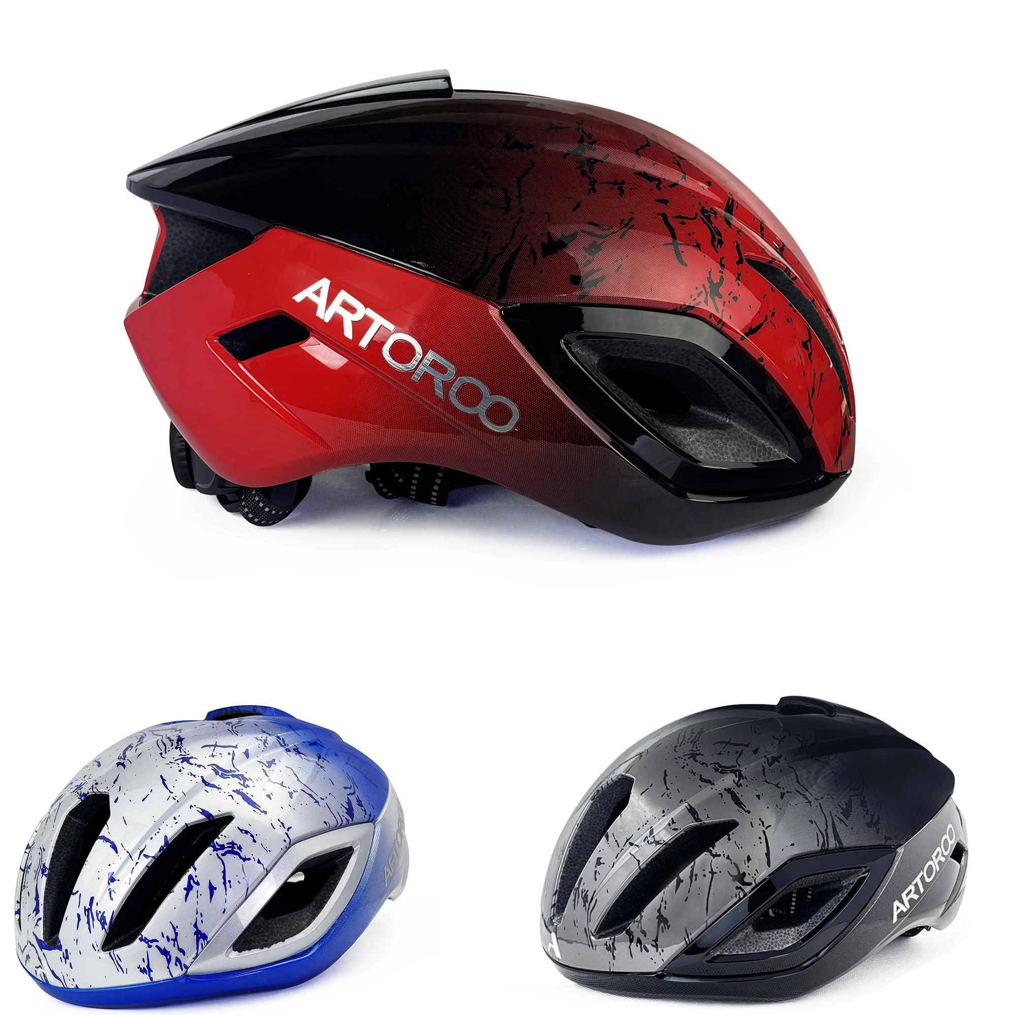 

ARTOROO Ultralight aero Adult Road Bike Bicycle Helmet, Large Size Male/Female Bicycle Cycling Helmet Size Adjustable