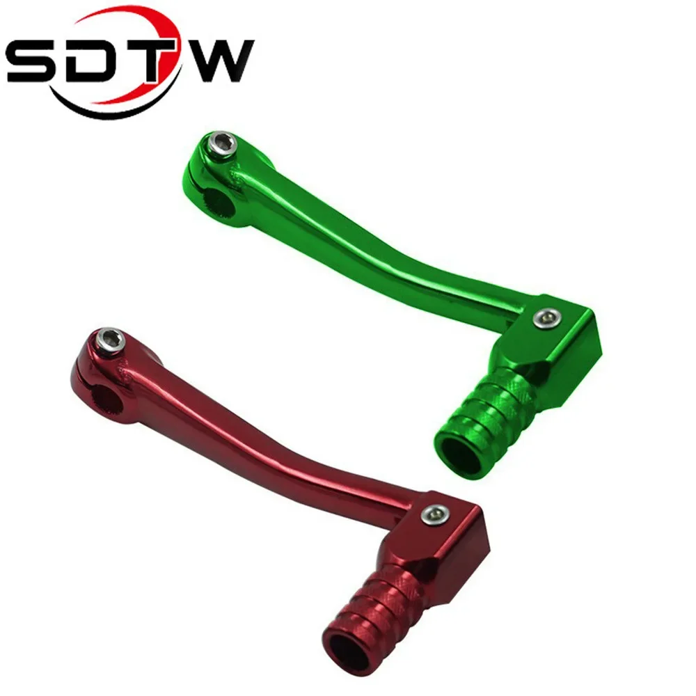 SDTW CNC Universal 10-11mm Motorcycle Folding Aluminum Gear Shift Lever Fit For 50/110/125/150/250cc ATV Dirt Bike Pit Bikes image 5