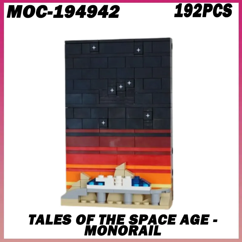 

192PCS MOC-194942 Tales of the Space Age - Monorail