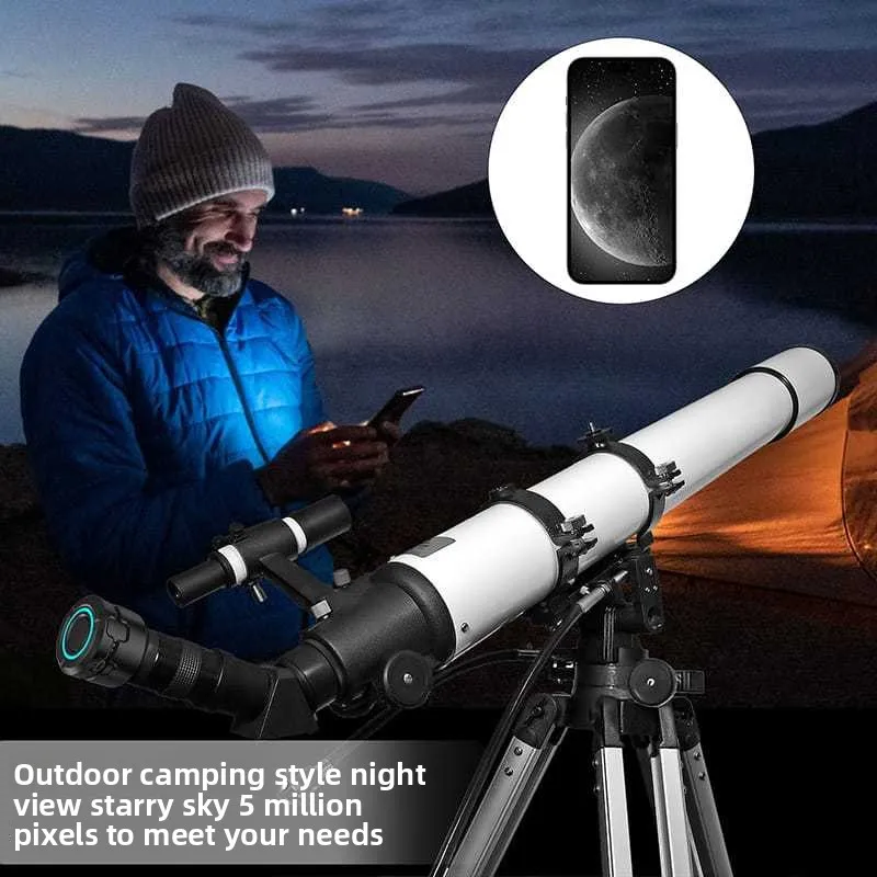 Беспроводной электронный 1,25-дюймовый окулярный телескоп для астрофотографии и наблюдения за птицами, видеозапись 4K с ночным видением