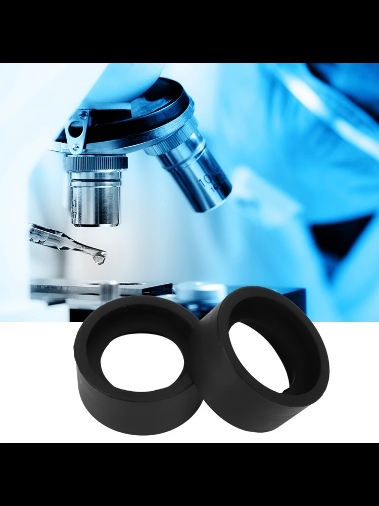2 pièces 36mm diamètre en caoutchouc EySim thatCover accessoire gardes pour microscope stéréo KP-H1 angle oblique KP-H2 angle plat
