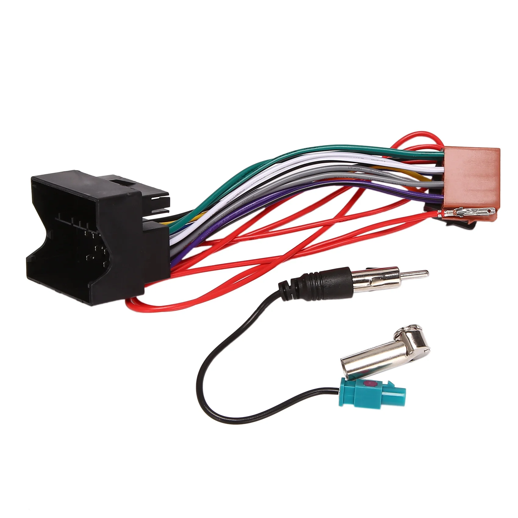 Câblage d'alimentation audio stéréo de voiture, câble SFP, adaptateur de fil d'antenne radio, ISO, adapté pour KIT 207, 307, 407, cristaux en C2, C5