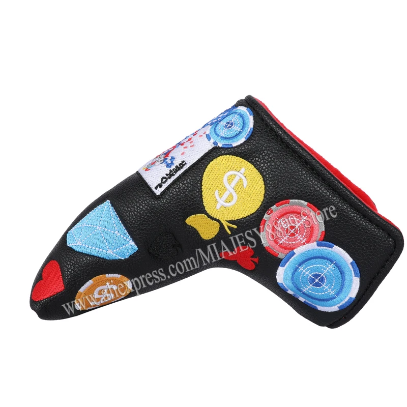 

Головной убор для клюшек для гольфа из искусственной кожи, высококачественный головной убор для клюшки для гольфа Clown T-типа, аксессуары для гольфа