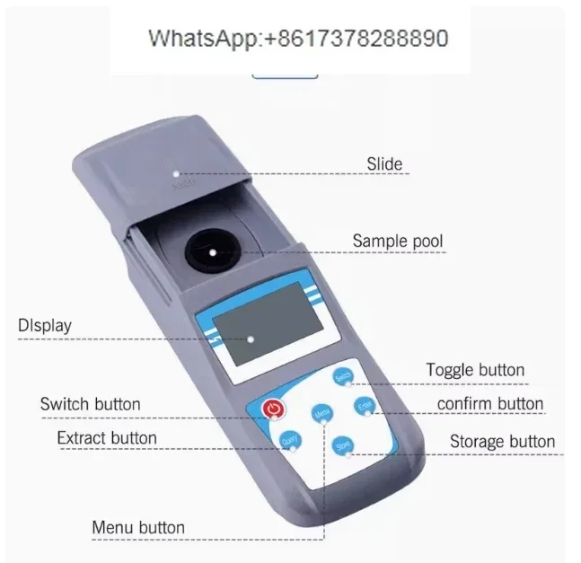 Applicable to ZD-2A Microcomputer  Turbidimeter Digital Display Water Quality Test Colorimetric Method for Swimming Pools, Etc.