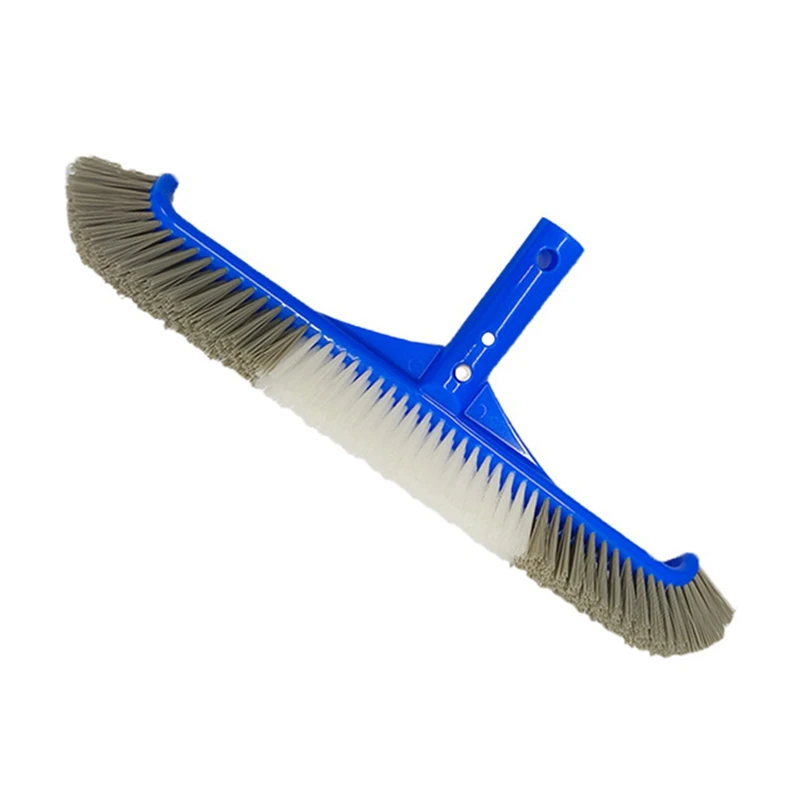 Pool Brush Head,Pool Brushes For Cleaning Pool Walls, Curved Ends High-Efficiency Pool Scrub Brush,Bristles Pool Brush