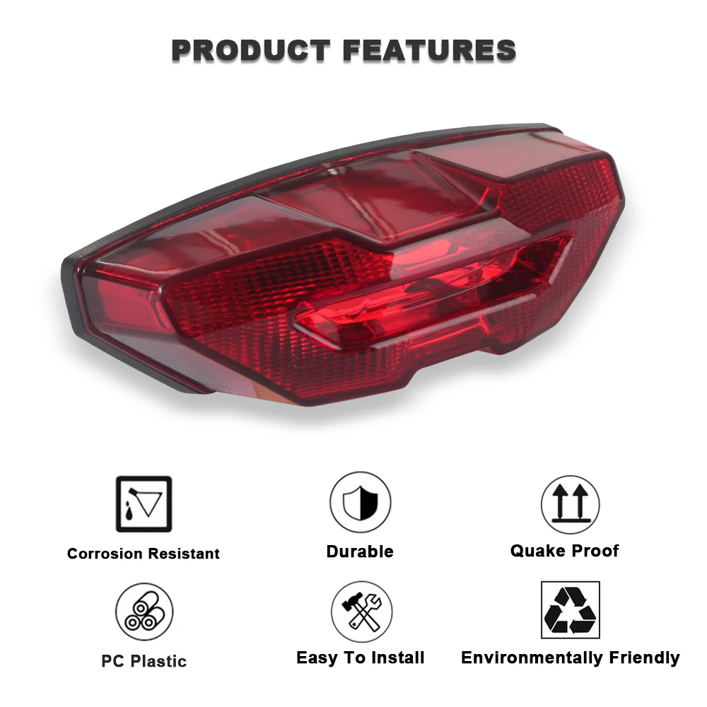Motorcycle Taillight Assembly For BMW C400X C 400 X C400 X 2018-2025 LED Tail Light Indicator Rear Brake Stop Lamp Accessories