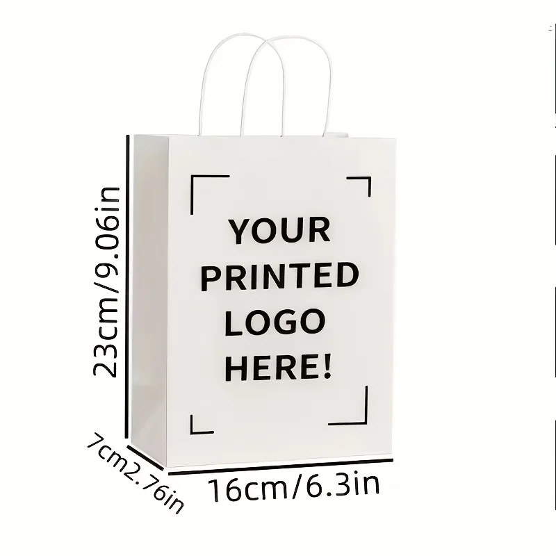 10 Pezzi Borsa di Carta Personalizzata Rosa con Ragazza Anime Kawaii, Decorazione Carina, Borsa Regalo per Shopping, Consegna Rapida